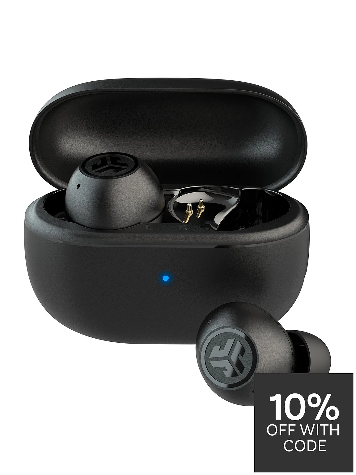 JLab Go Air Pop Wireless Earbuds Black