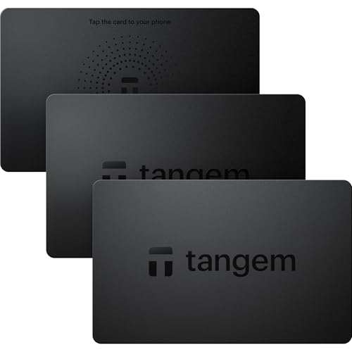 Tangem Wallet, 3 Card Set — the three cards fanned out